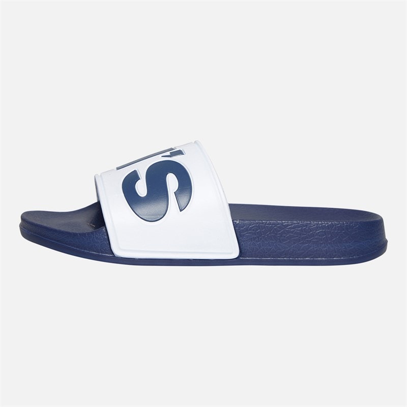 Levi's Kids June Logo Sliders White/Navy White/ Navy - Image 2