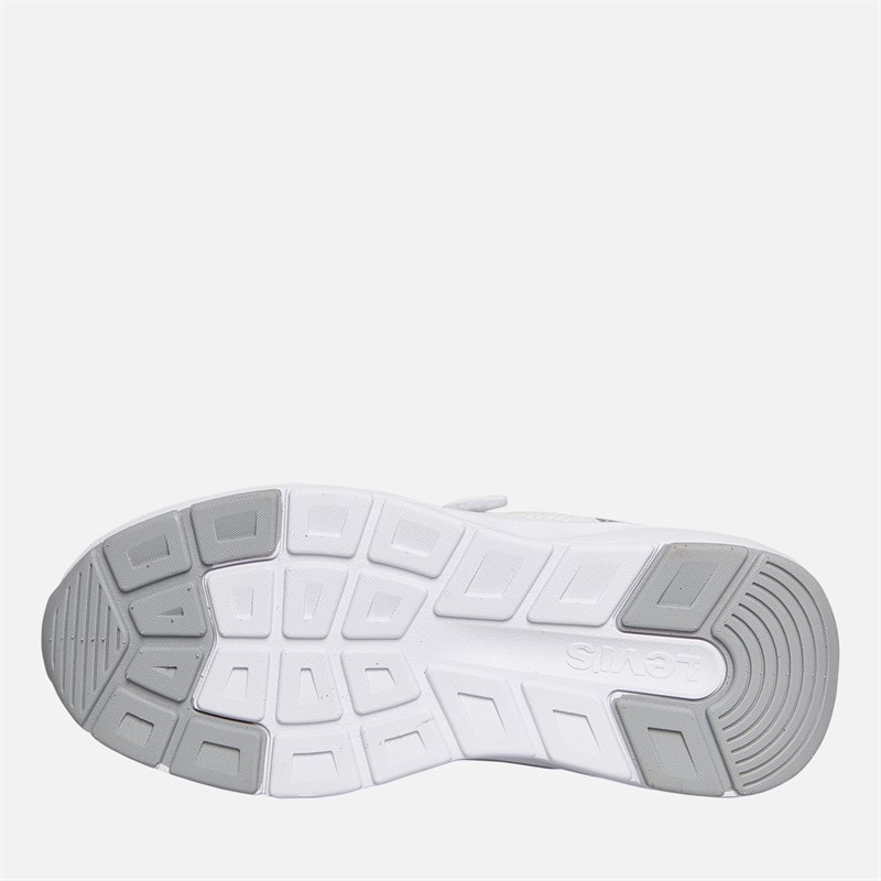 Levi's Girls Hudson Trainers White/Silver White/ Silver - Image 2