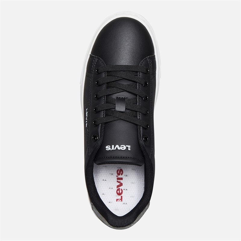 Levi's Junior Girls Evelyn Trainers Black/Leopard Black/ Leopard - Image 4