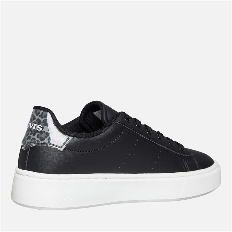 Levi's Junior Girls Evelyn Trainers Black/Leopard Black/ Leopard - Image 5