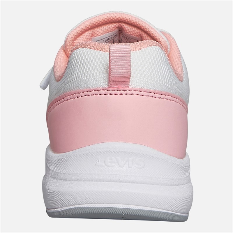 Levi's Girls Hudson Trainers White/Rose White/ Rose - Image 3