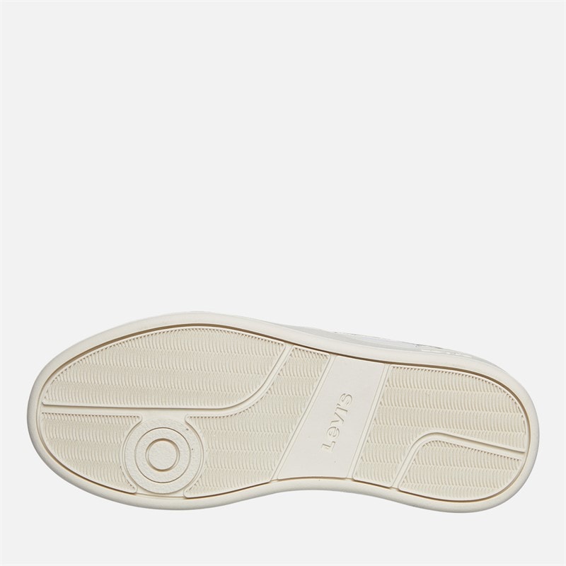 Levi's Girls Swift JR Trainers White/Gold/Glitter White/ Gold/ Glitter - Image 2
