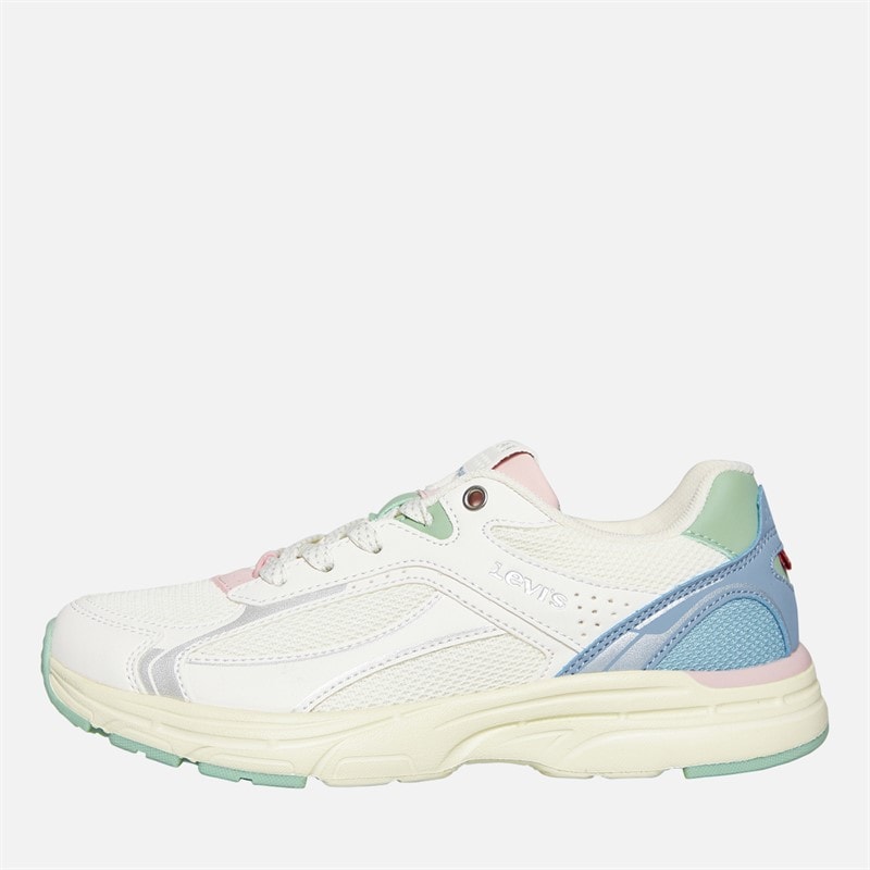 Levi's Junior Curtis Trainers Off White/Blue Off White/ Blue