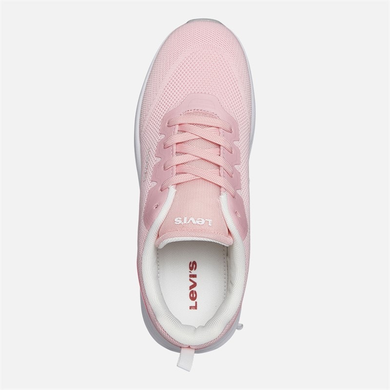Levi's Junior Girls Hudson Trainers Pastel Pink/White Pastel Pink/ White - Image 4