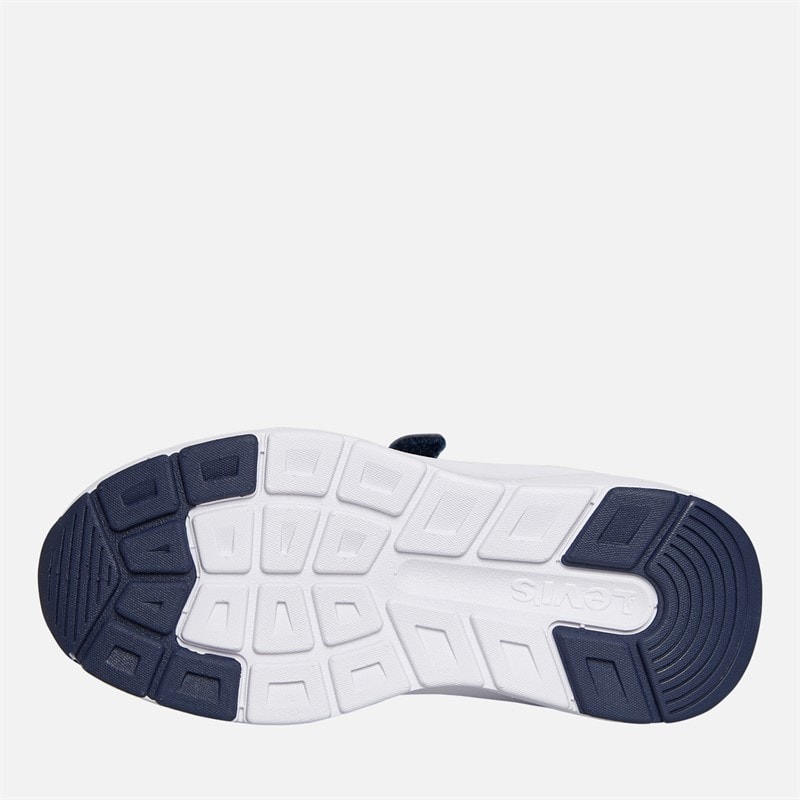 Levi's Boys Hudson Mini Trainers Navy/Red Navy/ Red - Image 2