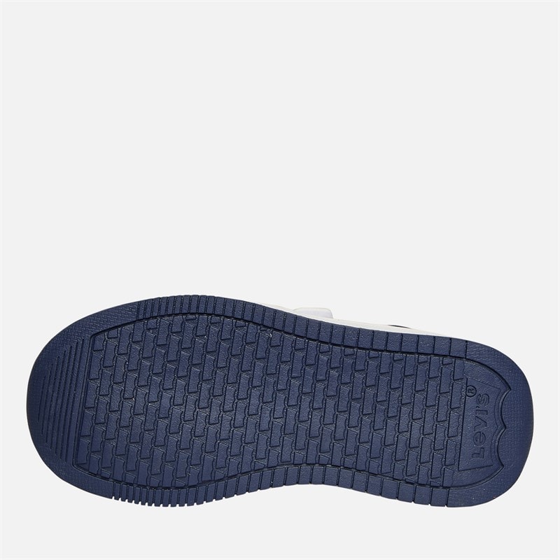 Levi's Boys Aiden Mini Trainers Off White/Navy Off White/ Navy - Image 2