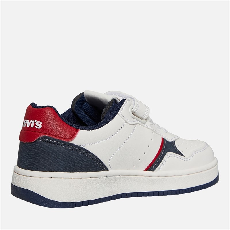 Levi's Boys Aiden Mini Trainers Off White/Navy Off White/ Navy - Image 5