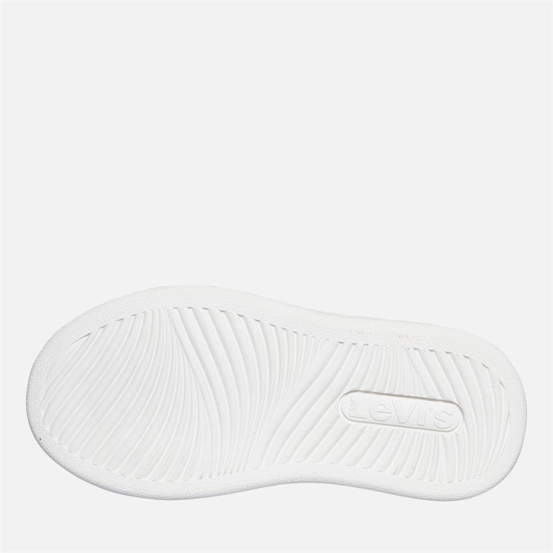 Levi's Infant Girls Evelyn Mini Trainers White/Rose White/ Rose - Image 2