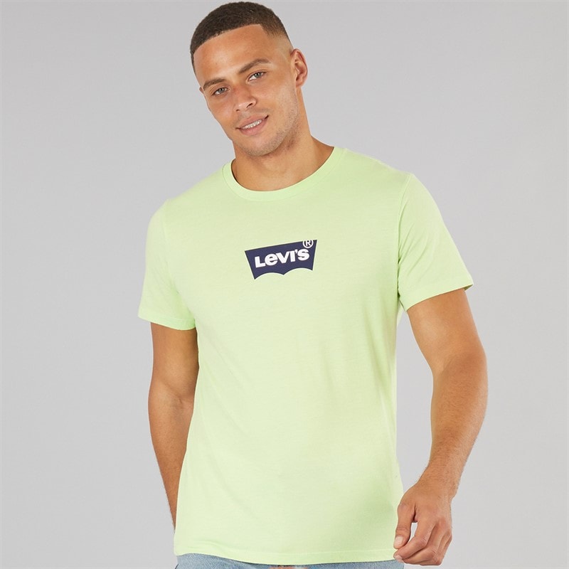 Levi's Mens Graphic T-Shirt Foam Green - Image 1
