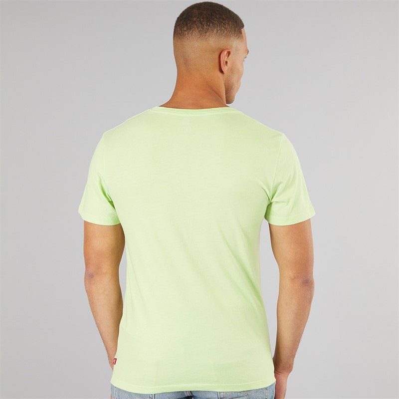 Levi's Mens Graphic T-Shirt Foam Green - Image 2