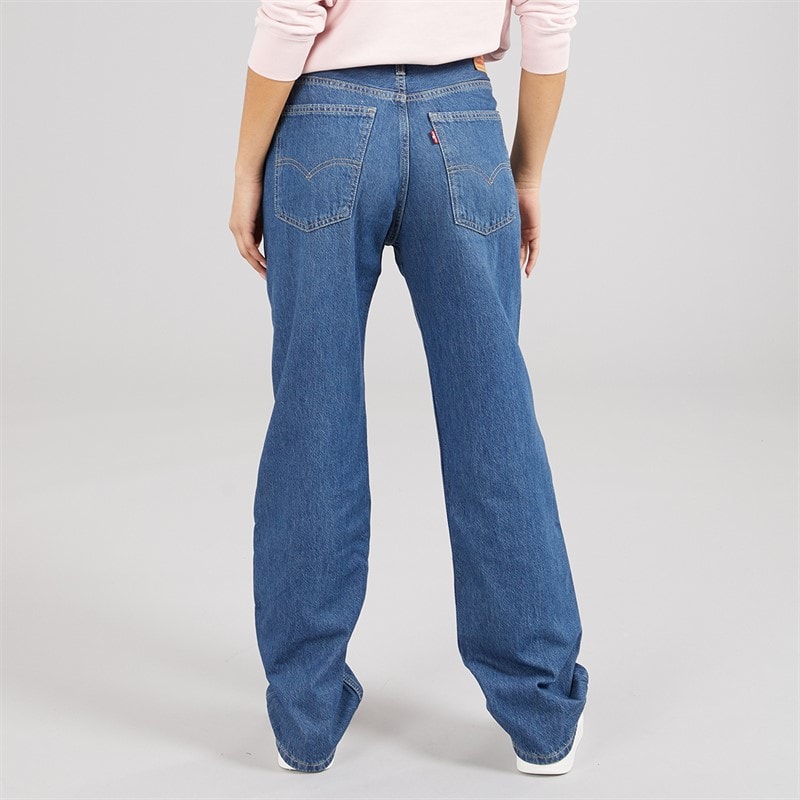 Levi's Womens Low Pro Straight Leg Jeans Anniversary Party - Image 2