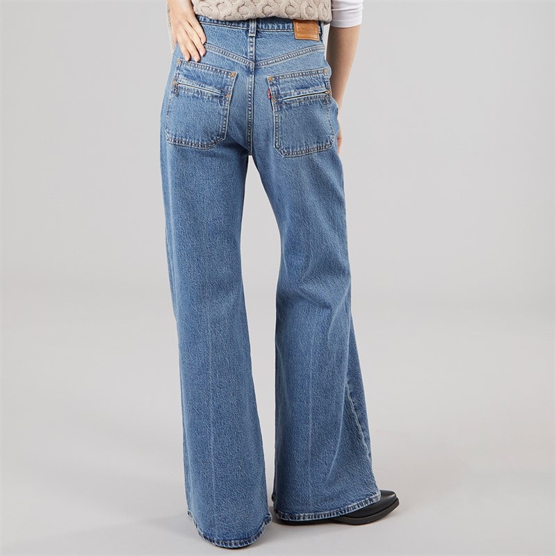 Levi's Womens Ribcage Bell Jeans Next Saturday - Image 2