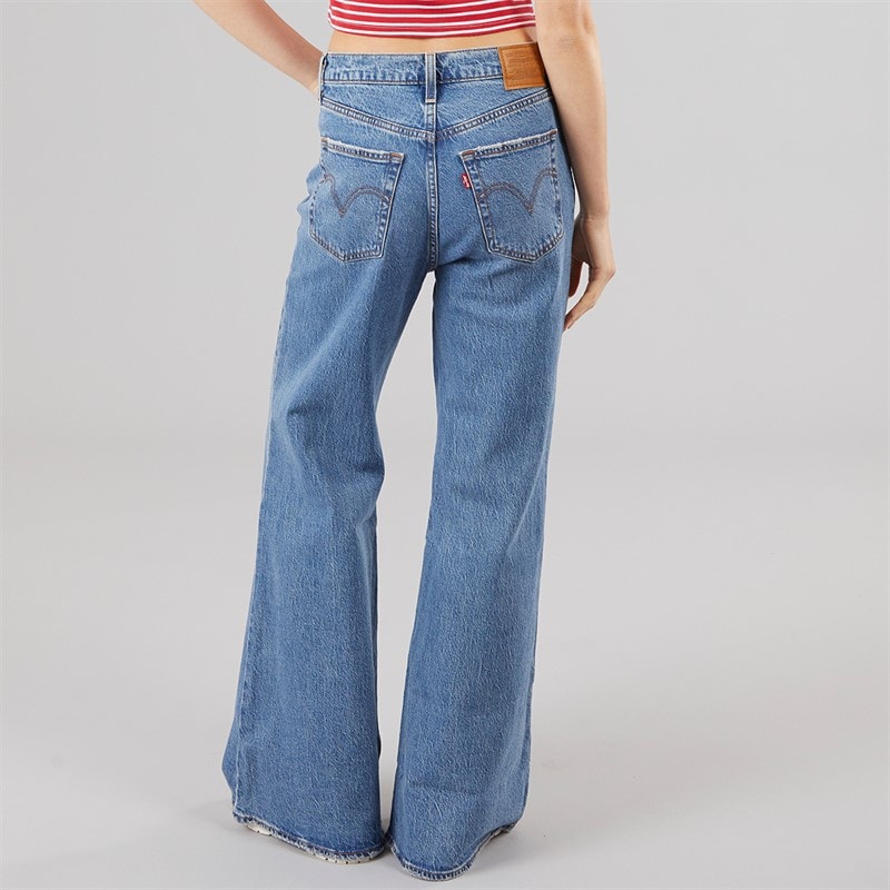 Levi's Womens Ribcage Bell Jeans Sonoma Walks - Image 2