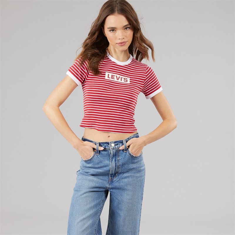 Levi's Womens Ribcage Bell Jeans Sonoma Walks - Image 5