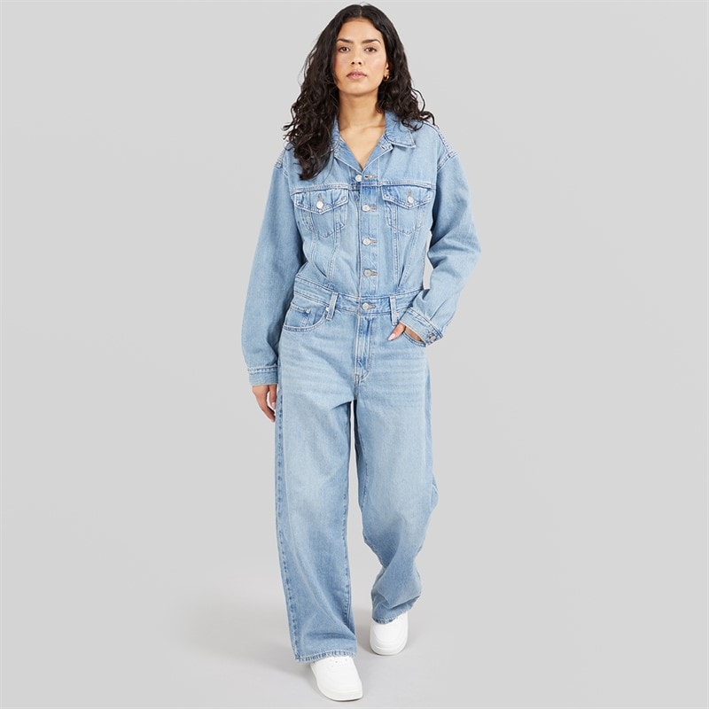 Levi's Womens H1'25 Baggy Jumpsuit Candle Light - Image 2