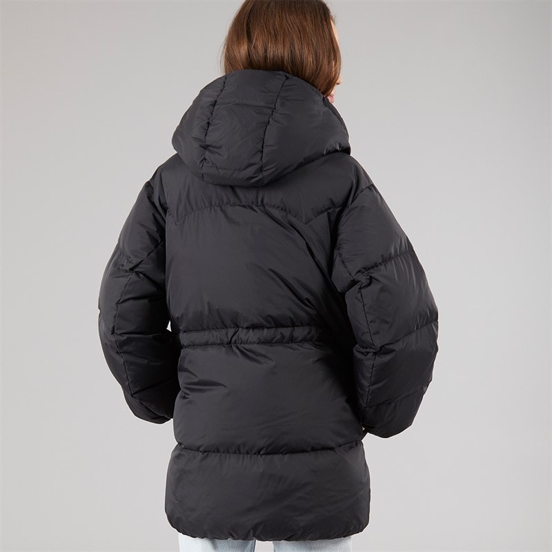 Levi's Womens Western Bubble Puffer Coat Caviar - Image 2