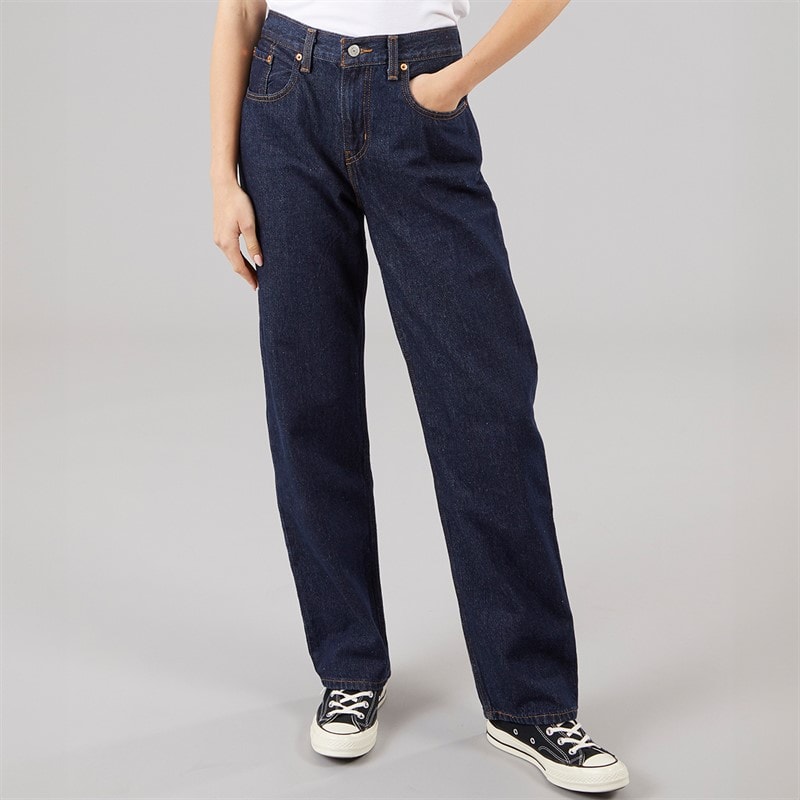 Levi's Womens Low Pro Straight Leg Jeans Shaded View - Image 1