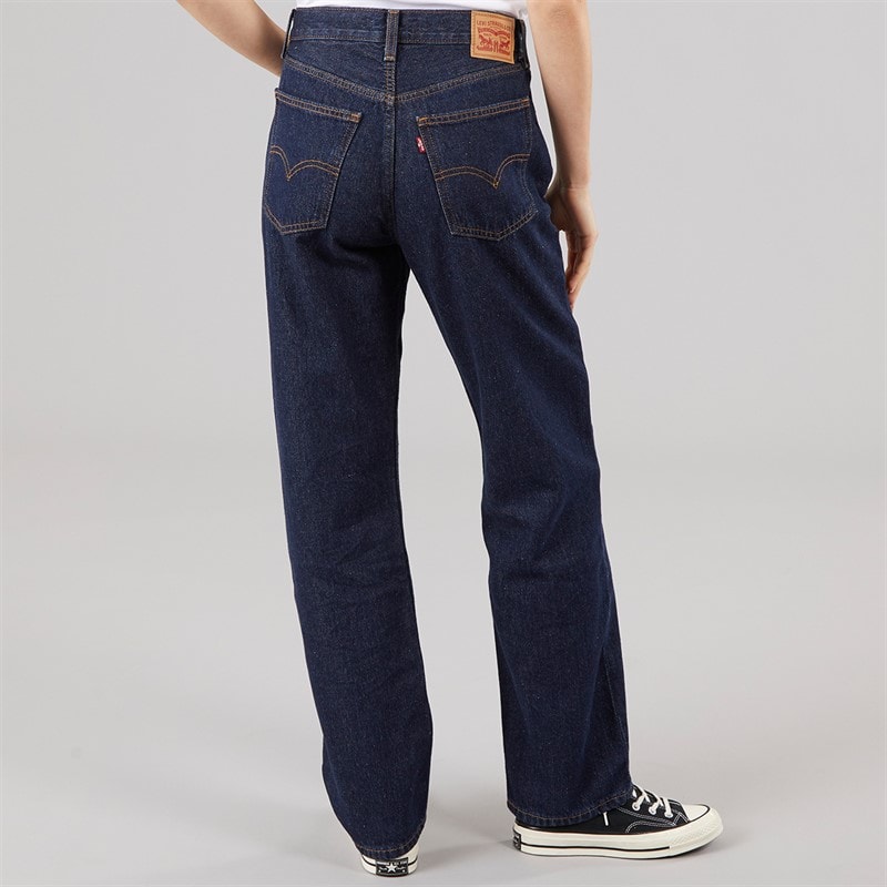 Levi's Womens Low Pro Straight Leg Jeans Shaded View - Image 2
