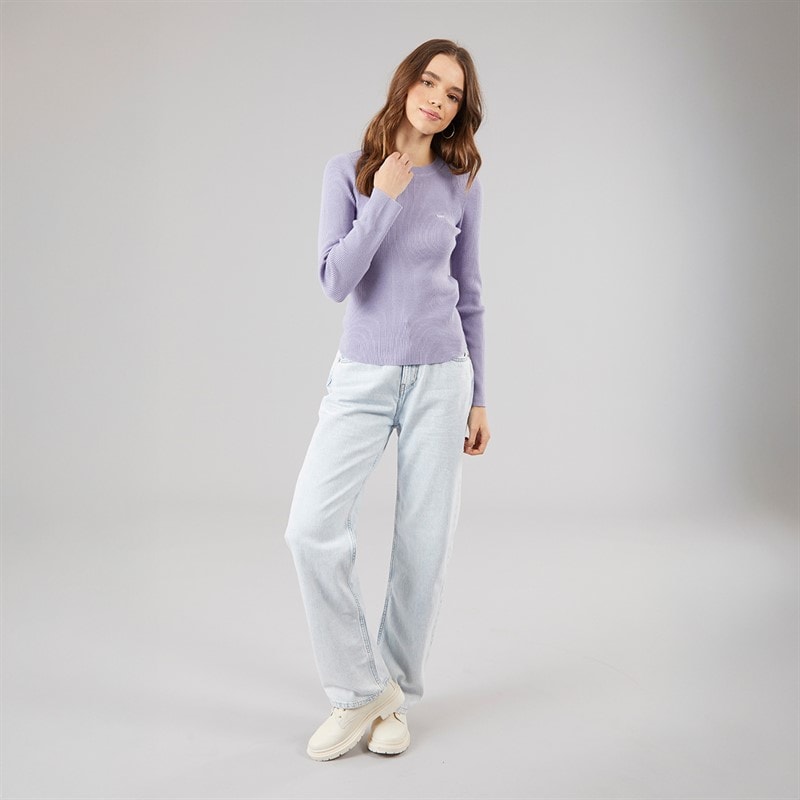 Levi's Womens Low Pro Straight Leg Jeans Right Over - Image 4