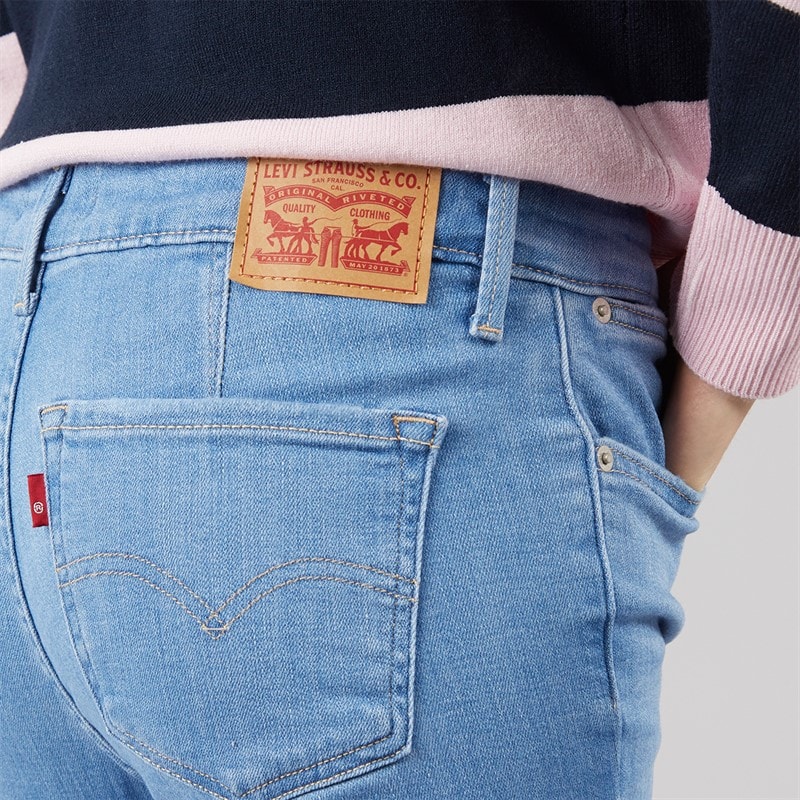 Levi's Womens 712 Slim Jeans Tribeca Sun - Image 3