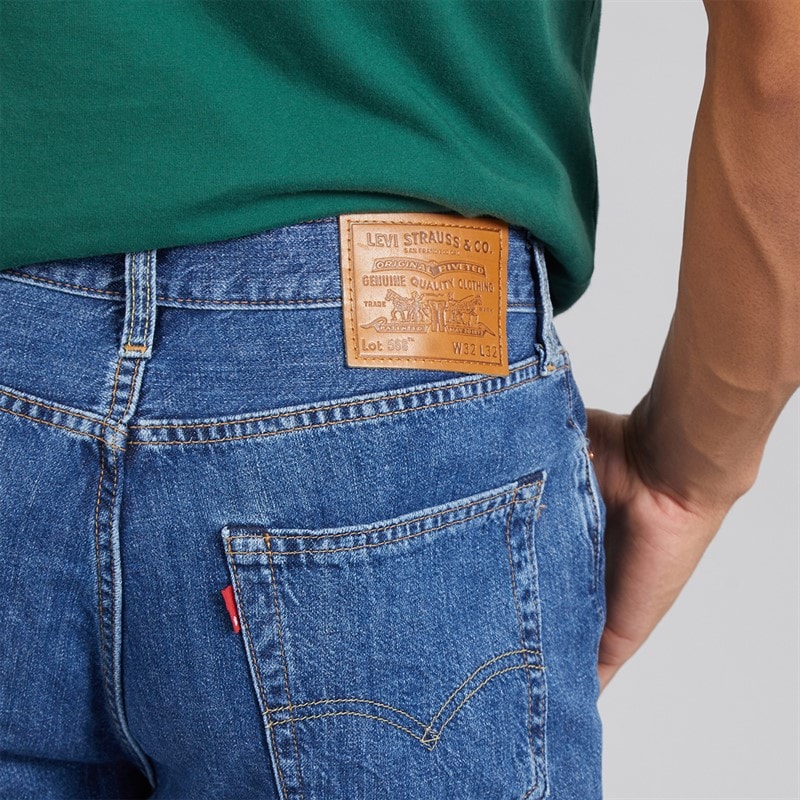 Levi's Mens 568 Loose Straight Jeans Tailored Scholar - Image 3