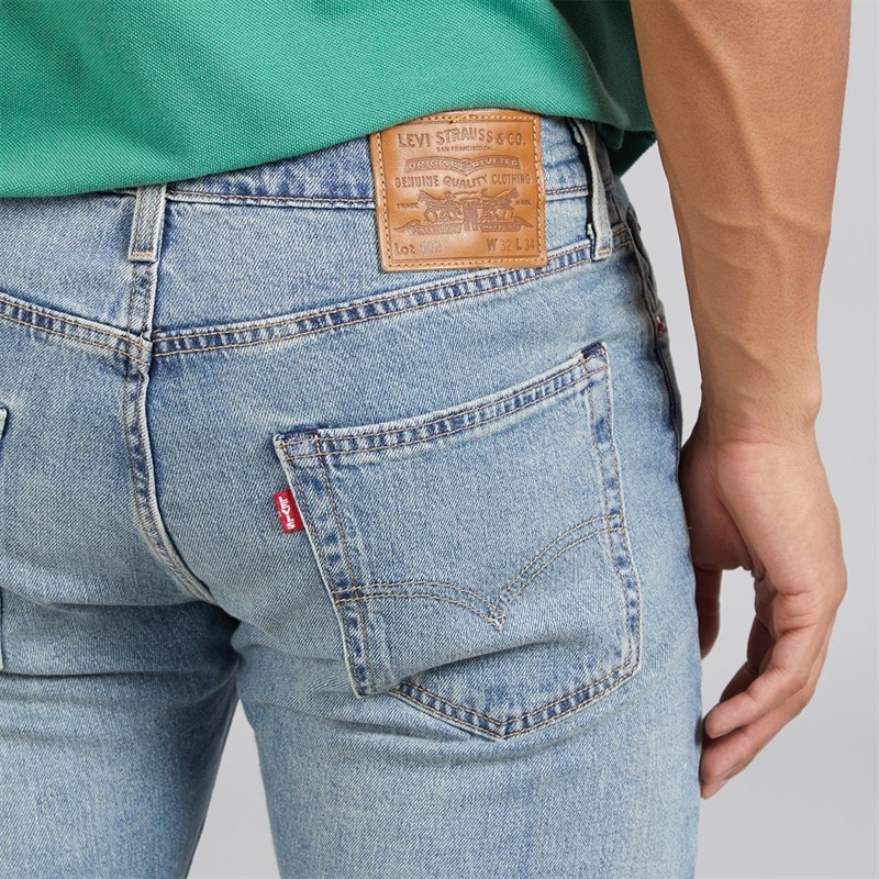 Levi's Mens 502 Taper Jeans Ask Me Again - Image 3