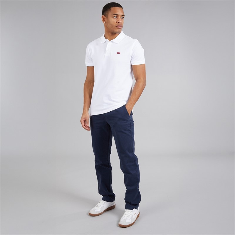 Levi's Mens Housemark Polo Shirt White - Image 4