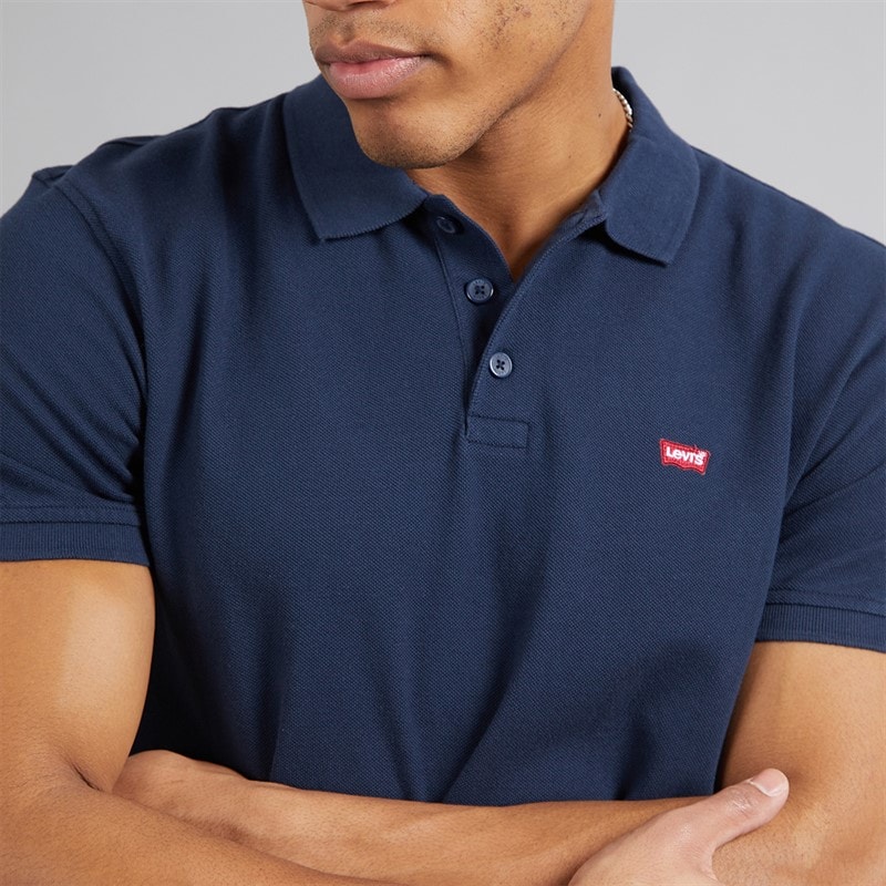 Levi's Mens Housemark Polo Shirt Navy Blazer - Image 3