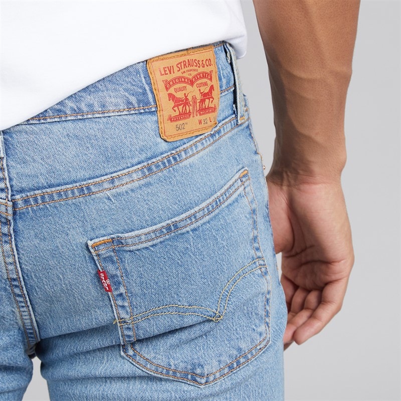 Levi's Mens 502 Taper Jeans On The Cool - Image 3