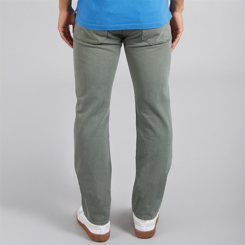 Levi's Mens 501 Levis Original Jeans Green In Canton - Image 2