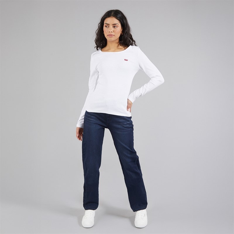 Levi's Womens 724 High Rise Straight Leg Jeans Burnt Bridge - Image 4