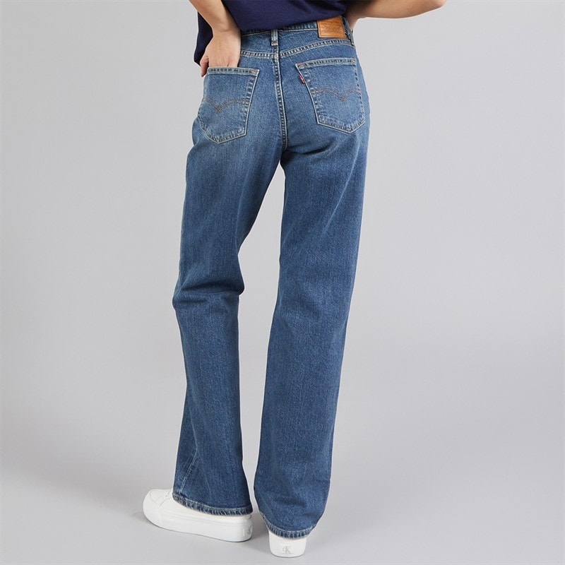 Levi's Womens 725 Authentic Kick Boot Jeans Ankle Time - Image 2