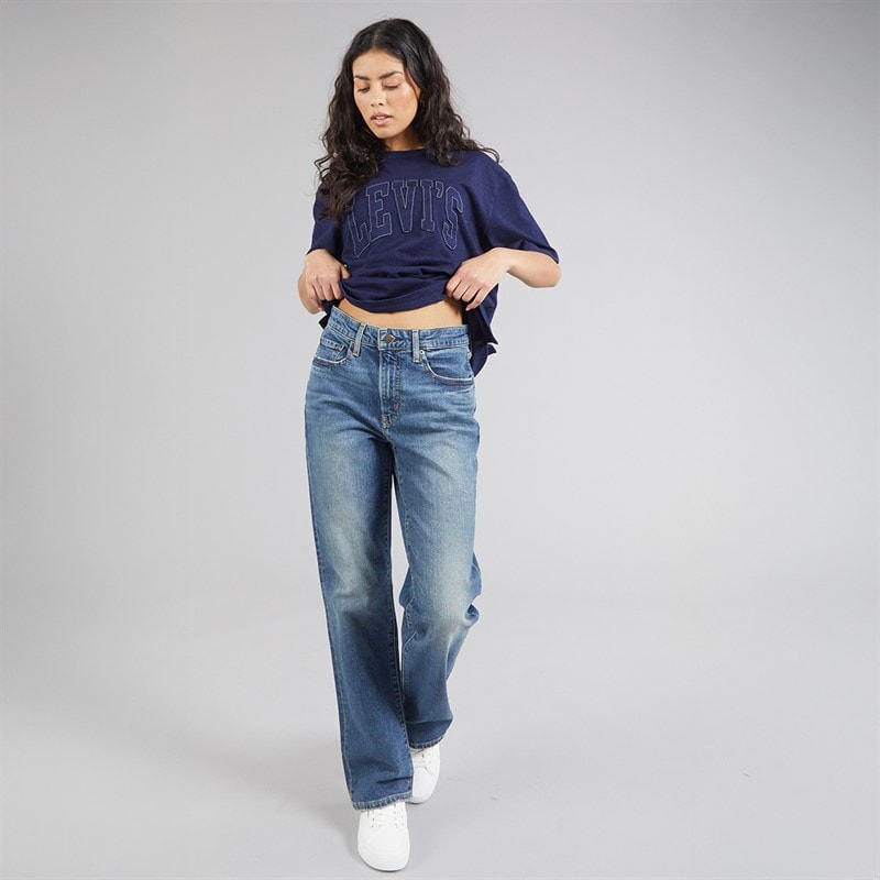 Levi's Womens 725 Authentic Kick Boot Jeans Ankle Time - Image 4