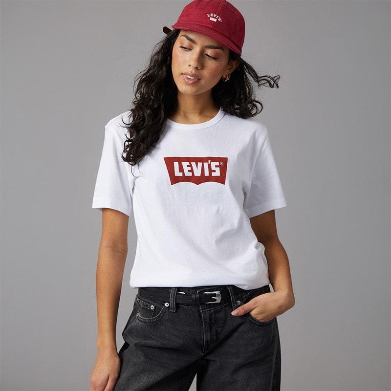 Levi's Womens Superlow Straight Leg Jeans Mic Dropped - Image 3