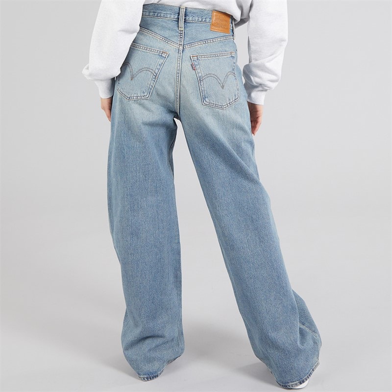Levi's Womens Ribcage Wide Leg Jeans Tint Story - Image 2