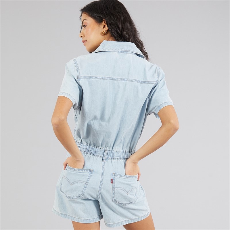 Levi's Womens Type 3 Denim Romper Forgotten Dream No Dp - Image 2