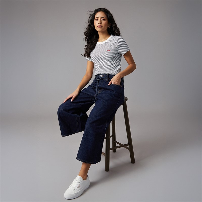 Levi's Womens Culottes Shaded View - Image 4