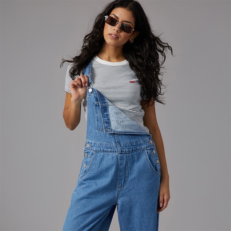 Levi's Womens Vintage Overall Dungarees Chill Day - Image 3