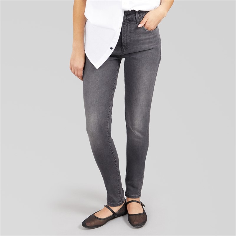 Levi's Womens 721 High Rise Skinny Jeans Clear Way