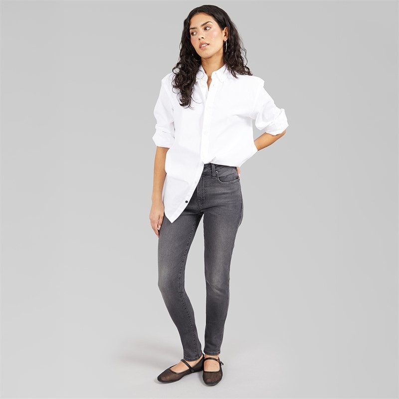 Levi's Womens 721 High Rise Skinny Jeans Clear Way - Image 4