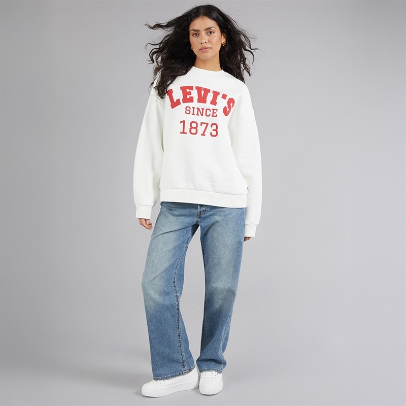 Levi's Womens Ribcage Straight Leg Jeans Cool Invite - Image 4