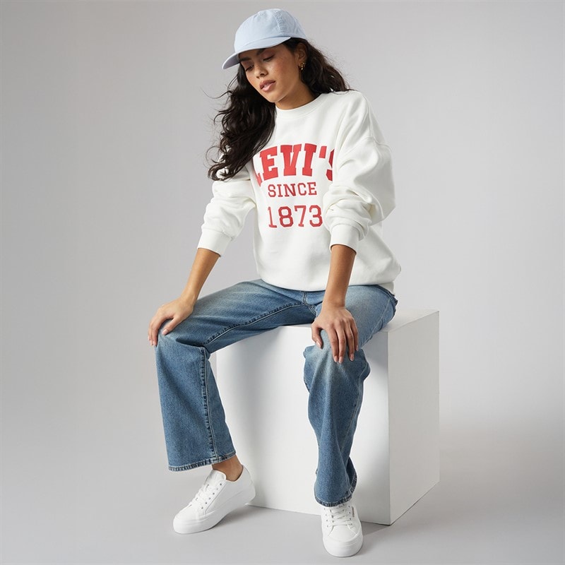 Levi's Womens Ribcage Straight Leg Jeans Cool Invite - Image 5