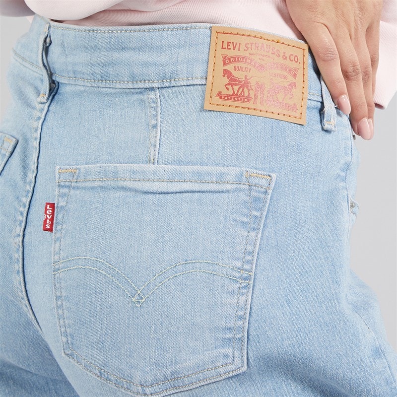 Levi's Womens 712 Slim Jeans Eternal Indigo Light - Image 3