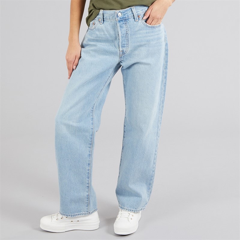 Levi's Womens 501 90's Straight Fit Jeans By Your Side