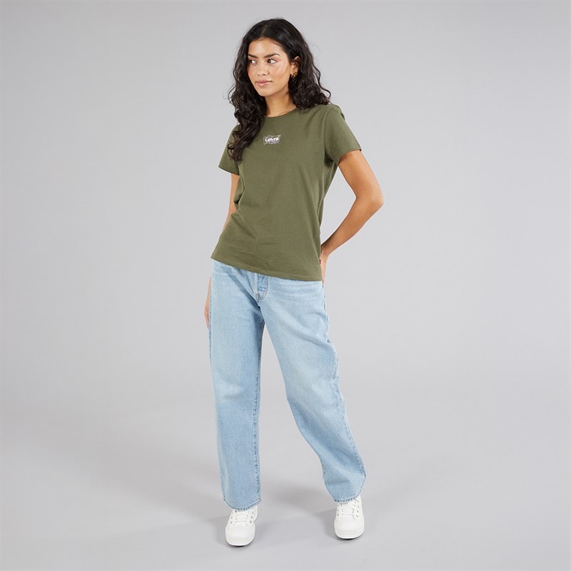 Levi's Womens 501 90's Straight Fit Jeans By Your Side - Image 4