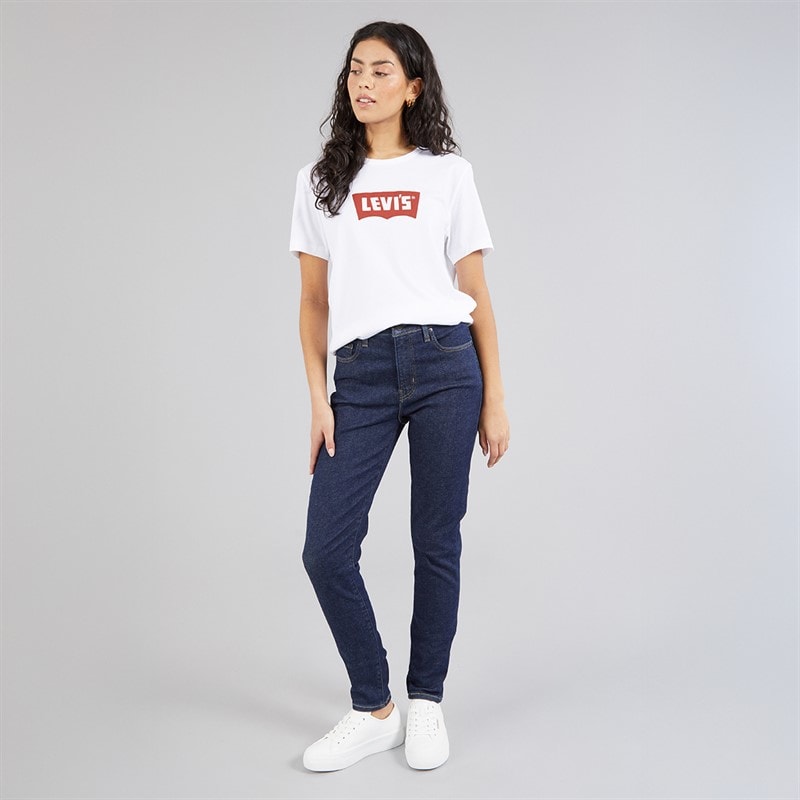 Levi's Womens 721 High Rise Skinny Jeans Tenacious Rinse - Image 4
