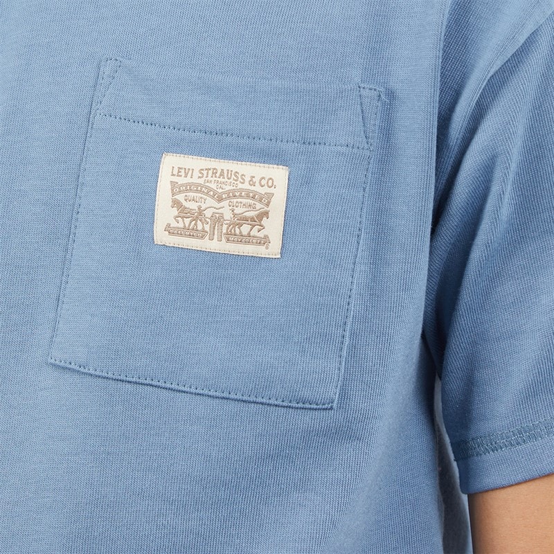 Levi's Boys T-Shirt Cornet Blue Cornetblue - Image 3