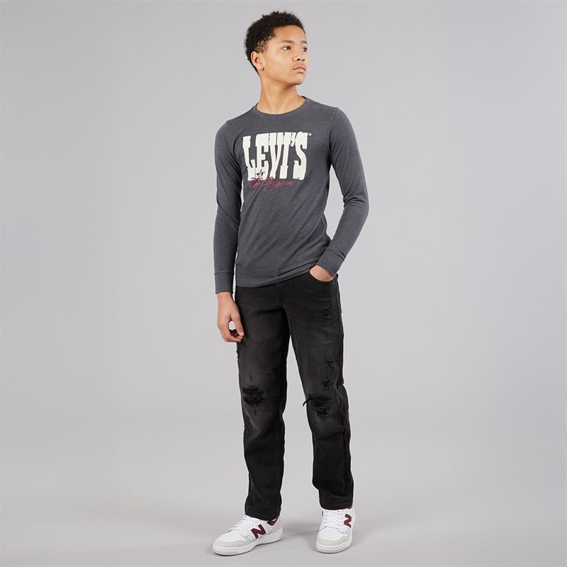 Levi's Boys Stay Loose Taper Jeans Grunge - Image 4