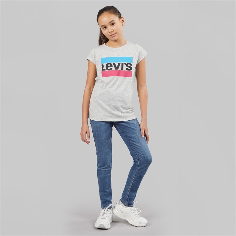 Levi's Girls 720 High Rise Super Skinny Jeans Hometown Blue - Image 4
