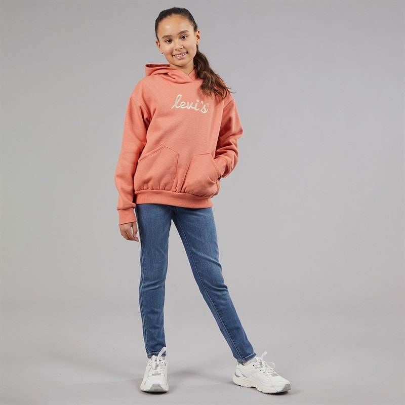 Levi's Girls Hoodie Terra Cotta - Image 4